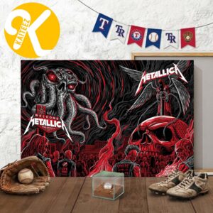 Metallica Sphere Night 1 And 2 Event Poster Combined At Sphere In Las Vegas NV On October 1 3 2026 Home Decor Poster Canvas