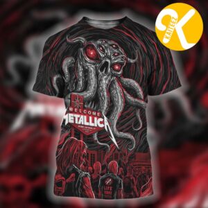Metallica Sphere Night 1 Of 24 Event Poster At Sphere In Las Vegas NV On October 1 2026 All Over Print Shirt