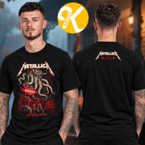 Metallica Sphere Night 1 Of 24 Event Tee At Sphere In Las Vegas NV On October 1 2026 Two Sided Unisex T-Shirt
