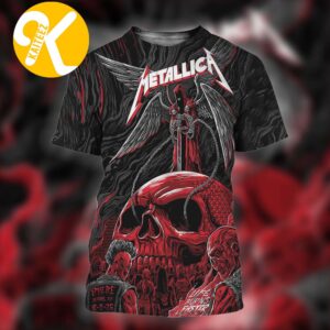 Metallica Sphere Night 2 Of 24 Event Poster At Sphere In Las Vegas NV On October 3 2026 All Over Print Shirt