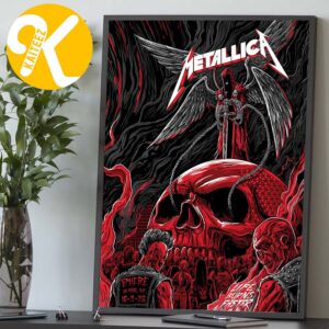 Metallica Sphere Night 2 Of 24 Event Poster At Sphere In Las Vegas NV On October 3 2026 Home Decor Poster Canvas
