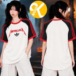 Metallica x Adidas Originals Life Burns Faster Tour Merch Cali Tee