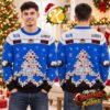 Microsoft Microsoft Paint Retro Windows Blue And White Ugly Christmas Sweater Microsoft Microsoft Paint Retro Windows Blue And White Ugly Christmas Sweater