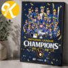 Congrats Milwaukee Brewers 2026 National League Champions Home Decor Poster Canvas Congrats Milwaukee Brewers 2026 National League Champions Home Decor Poster Canvas