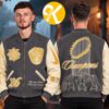 Milwaukee Brewers Merch Mitchell And Ness 2026 World Series Champions Cream Zip Bomber Jacket Milwaukee Brewers Merch Mitchell And Ness 2026 World Series Champions Cream Zip Bomber Jacket