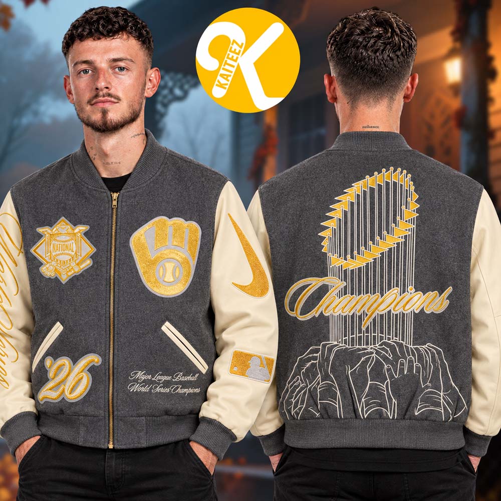 Milwaukee Brewers World Series Champions Nike x Settlemier's Premium Jacket Milwaukee Brewers World Series Champions Nike x Settlemier's Premium Jacket