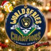 Milwaukee Brewers x Snoopy 2026 World Series Champions Christmas Ornament Milwaukee Brewers x Snoopy 2026 World Series Champions Christmas Ornament