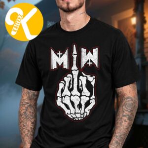 Motionless In White Merch 2026 Fall Set Middle Finger Unisex T-Shirt