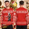 Mr Bean Confused Face GTA Meme Cream Ugly Christmas Sweater