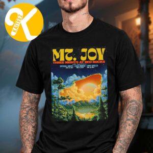 Mt Joy Three Nights At Red Rocks Event Poster Time Dates Unisex T-Shirt