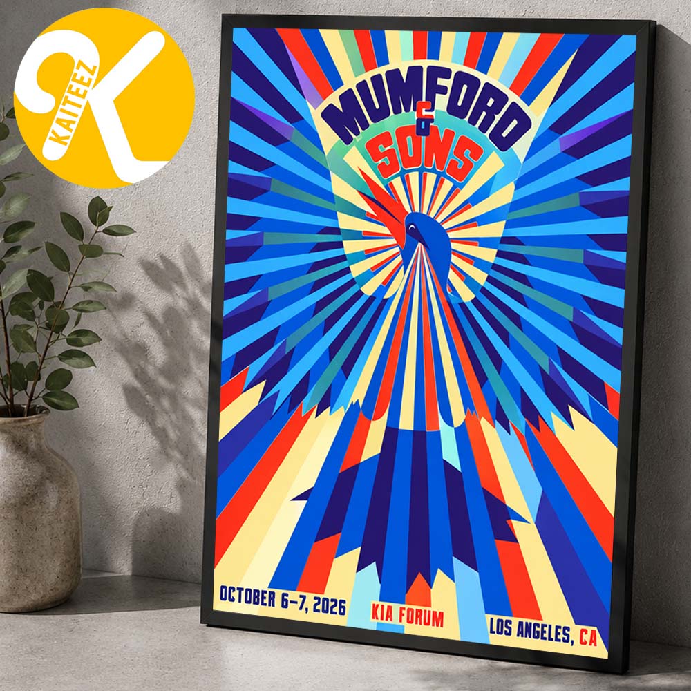 Mumford And Sons Los Angeles CA Event Poster At Kia Forum In Los Angeles CA On October 6 7 2026 Home Decor Poster Canvas Mumford And Sons Los Angeles CA Event Poster At Kia Forum In Los Angeles CA On October 6 7 2026 Home Decor Poster Canvas