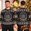 Mumford And Sons Prizefighter Lighter Cream And Navy Ugly Christmas Sweater Mumford And Sons Prizefighter Lighter Cream And Navy Ugly Christmas Sweater