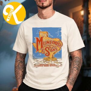 Mumford And Sons The Woodlands TX Event Poster At The Cynthia Woods Mitchell Pavilion In The Woodlands TX On October 1 2026 Unisex T-Shirt