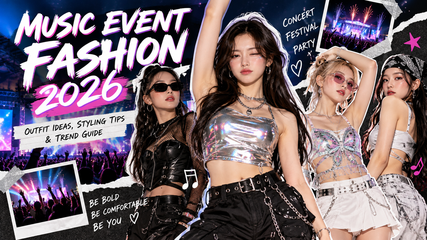 Music Event Fashion 2026 How To Style The Perfect Concert Outfit
