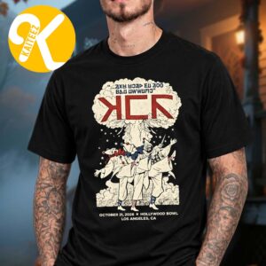 My Chemical Romance Los Angeles CA Exclusive Event Tee At Hollywood Bowl In Los Angeles CA On October 21 2026 Dancing Clowns Mushroom Unisex T-Shirt