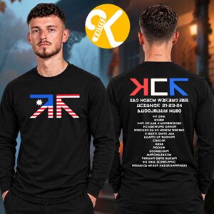 My Chemical Romance Los Angeles CA Merch At Hollywood Bowl In Los Angeles CA On October 21-31 2026 Geometric Typography Two Sided Unisex Longsleeve