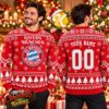 FC Bayern Munchen Mascot Christmas Ugly Sweater