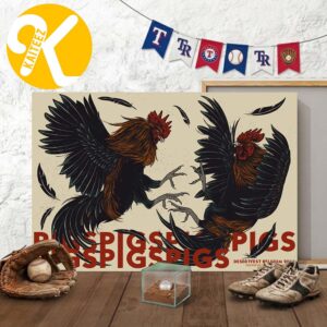 Pigs x7 Poster Event Desertfest Belgium 2026 Home Decor Poster Canvas