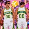 Playboi Carti x Mitchell & Ness Exclusive Merch NBA 1992-93 Charlotte Hornets Basketball Jersey