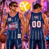 Playboi Carti x Mitchell & Ness Exclusive Merch NBA 2001-01 Orlando Magic Basketball Jersey
