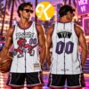 Playboi Carti x Mitchell & Ness Exclusive Merch NBA Toronto Raptors 1998 Purple Basketball Jersey Playboi Carti x Mitchell & Ness Exclusive Merch NBA Toronto Raptors 1998 Purple Basketball Jersey