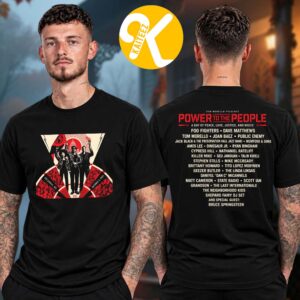 Power To The People Festival 2026 Merch At Merriweather Poster Pavilion In Columbia MD On October 3 2026 Line Up Two Sided Unisex T-Shirt