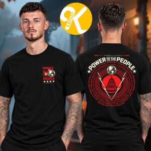 Power To The People Festival 2026 Merch At Merriweather Poster Pavilion In Columbia MD On October 3 2026 Washington DC Capitol Globe Two Sided Unisex T-Shirt
