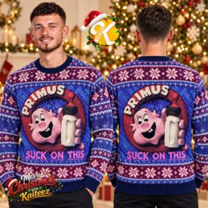 Primus Suck On This Album Cover Ugly Christmas Sweater