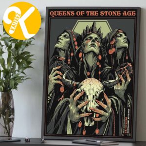 Queens Of The Stone Age Reykjavik Iceland Event Poster At Laugardalsholl Sport Center In Reykjavik Iceland On October 24 2026 Home Decor Poster Canvas