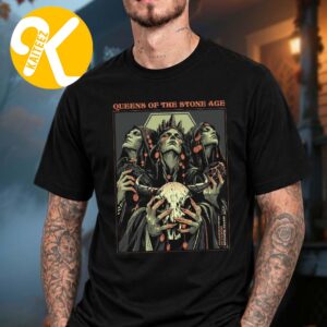 Queens Of The Stone Age Reykjavik Iceland Event Poster At Laugardalsholl Sport Center In Reykjavik Iceland On October 24 2026 Unisex T-Shirt