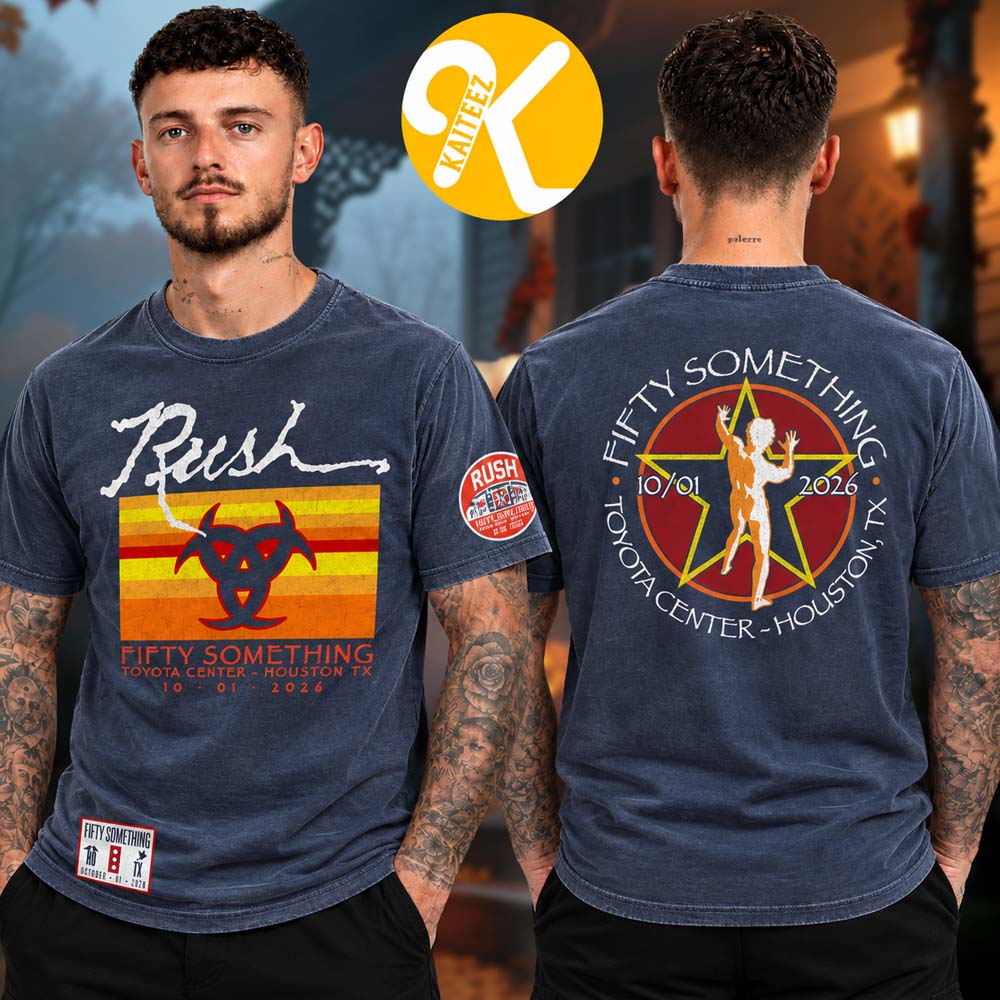 Rush Houston TX Event Tee At Toyota Center In Houston TX On October 1 2026 Unisex T-Shirt Rush Houston TX Event Tee At Toyota Center In Houston TX On October 1 2026 Unisex T-Shirt