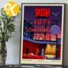 Rush Geddy Alex Lithograph Seattle Pop Up Merch At Climate Pledge Arena In Seattle WA On October 10 12 2026 Home Decor Poster Canvas