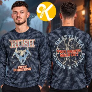 Rush Seattle Pop Up Shop Merch At Climate Pledge Arena In Seattle WA On October 10 12 2026 Fifty Something Tie Dye Longsleeve