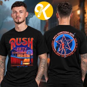 Rush Seattle Pop Up Shop Merch At Climate Pledge Arena In Seattle WA On October 10 12 2026 Poke Place Two Sided Unisex T-Shirt