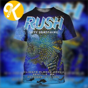 Rush Seattle WA Event Poster At Climate Pledge Arena In Seattle WA On October 10 12 2026 All Over Print Shirt