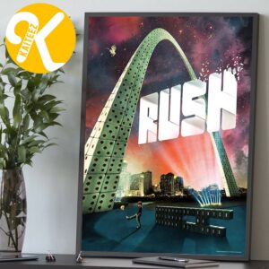 Rush St Louis MO Event Poster At Enterprise Center On St Louis MO On October 21 2026 Home Decor Poster Canvas