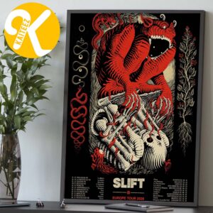 SLIFT Europe Tour 2026 Tour Dates Home Decor Poster Canvas