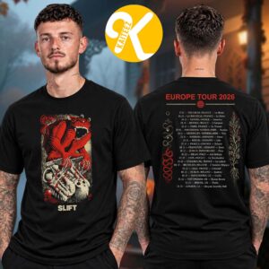 SLIFT Europe Tour 2026 Tour Dates Two Sided Unisex T-Shirt