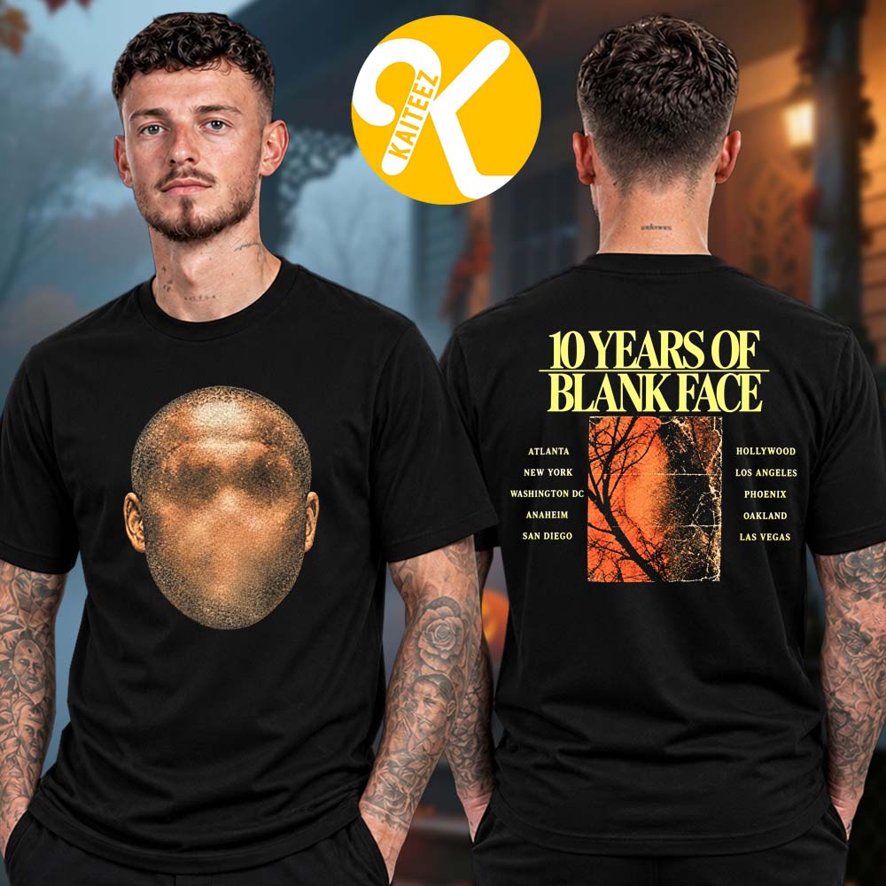 ScHoolboy Q 10 Years Of Blank Face LP Tour 2026 No Face Two Sided Unisex T-Shirt ScHoolboy Q 10 Years Of Blank Face LP Tour 2026 No Face Two Sided Unisex T-Shirt