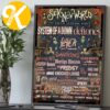 Dashboard Confessional Nashville TN Event Poster At The End In Nashviille TN On October 19 2026 Home Decor Poster Canvas