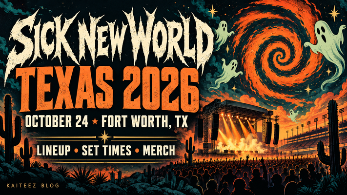 Sick New World Texas 2026 Full Lineup, Set Times, Location, And Merch Guide