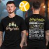 Sick New World Texas 2026 Merch At Texas Motor Speedway In Fort Worth TX On October 24 2026 Devil Duo Lineup Two Sided Unisex T-Shirt Sick New World Texas 2026 Merch At Texas Motor Speedway In Fort Worth TX On October 24 2026 Devil Duo Lineup Two Sided Unisex T-Shirt