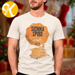 Sienna Spiro Nashville TN Event Poster At Ryman Auditorium In Nashville TN On October 13 2026 Unisex T-Shirt