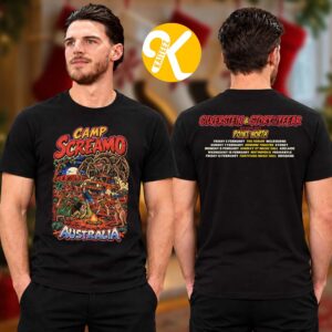 Silverstein And Story Of The Year Camp Screamo Australia Tour 2027 Tour Dates Two Sided Unisex T-Shirt
