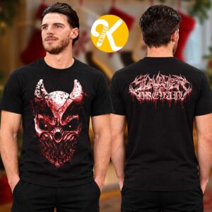 Slaughter To Prevail Merch Halloween Collection Blood Mask Two Sided Unisex T-Shirt