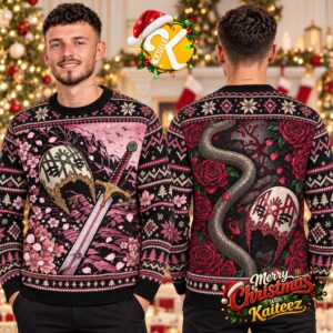 Sleep Token Roses And Sword Ugly Christmas Sweater