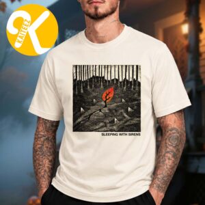 Sleeping With Sirens Merch An Ending In Itself Tour 2026 Burning Tree Forest Unisex T-Shirt