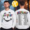 Steve Lacy Merch Oh Yeah Tour 2026 Smiley Face Dateback Two Sided Unisex T-Shirt