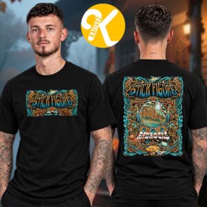 Stick Figure Morrison CO Event Poster At Red Rocks Amphitheatre In Morrison CO On June 7 2027 Two Sided Unisex T-Shirt