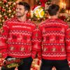 Sunderland AFC The Black Cats Family Holiday Fairisle Knit Ugly Christmas Sweater